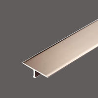 Rose Golden stainless steel T decorative strip