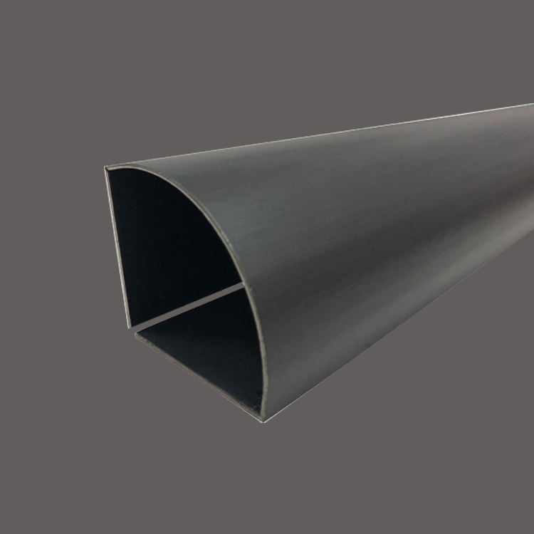 Customized black titanium arc stainless steel edge wrapping