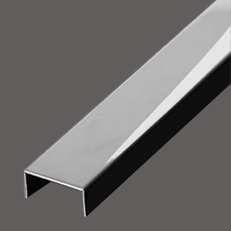 8K stainless steel U decorative strip