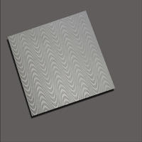 Water corrugated embossing plate