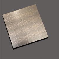 Etched stainless steel sheets etch the money back red bronze
