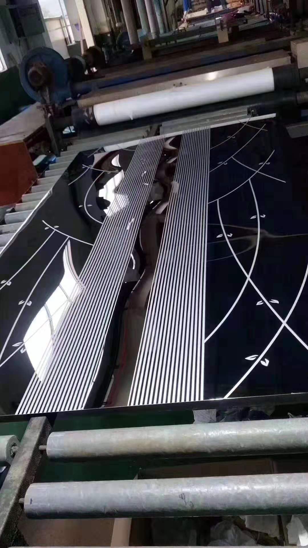 decorative plate for stainless steel elevator car